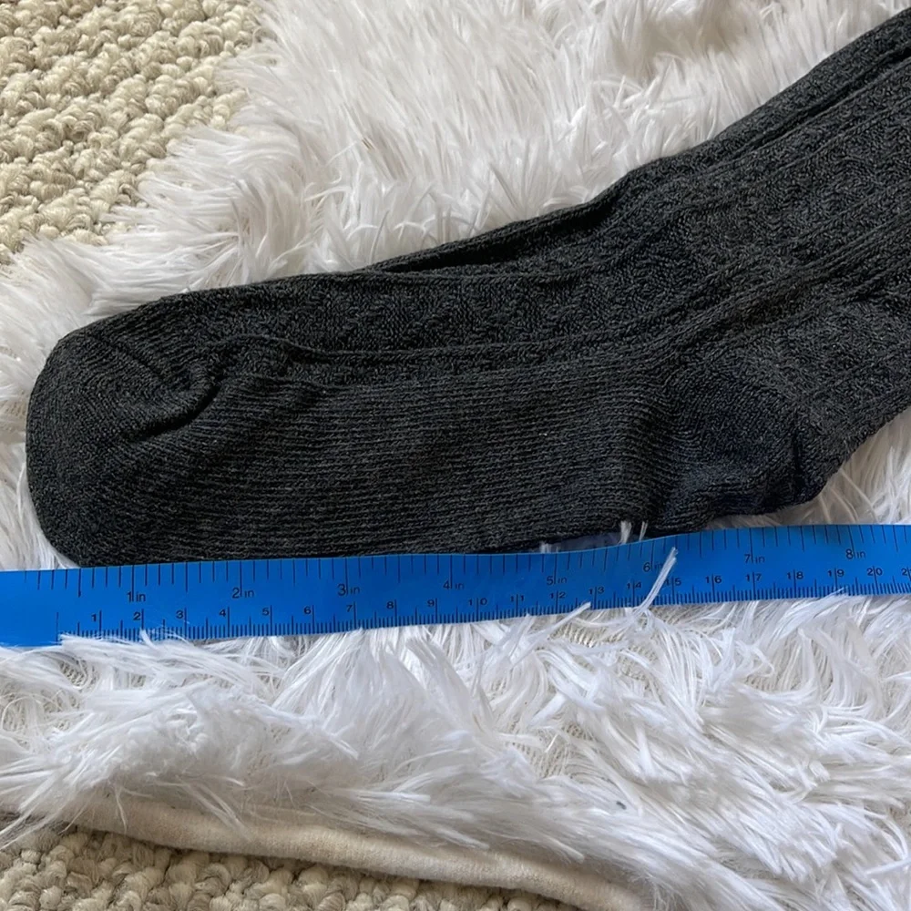 Knitted Over the Knee Socks - off white